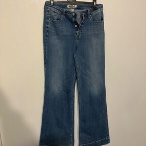 Idyllwind by Miranda lambert button fly flared retro style denim jeans size 12